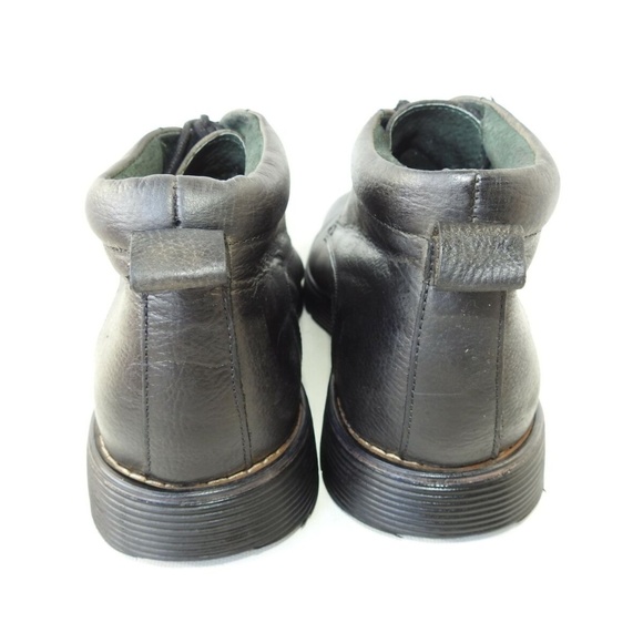 Clarks Size 8 M Black Leather Boots Mens R2 C2